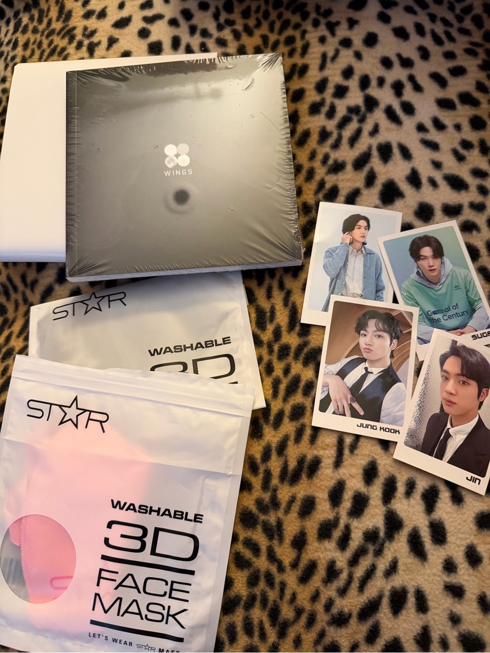 BTS WINGS Black Album + Photocards - Official K-Pop CD